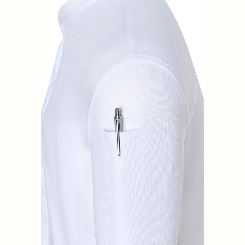 Chaqueta chef diamond manga larga Blanco