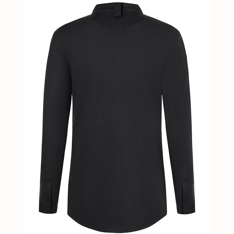 Chaqueta chef diamond manga larga negro