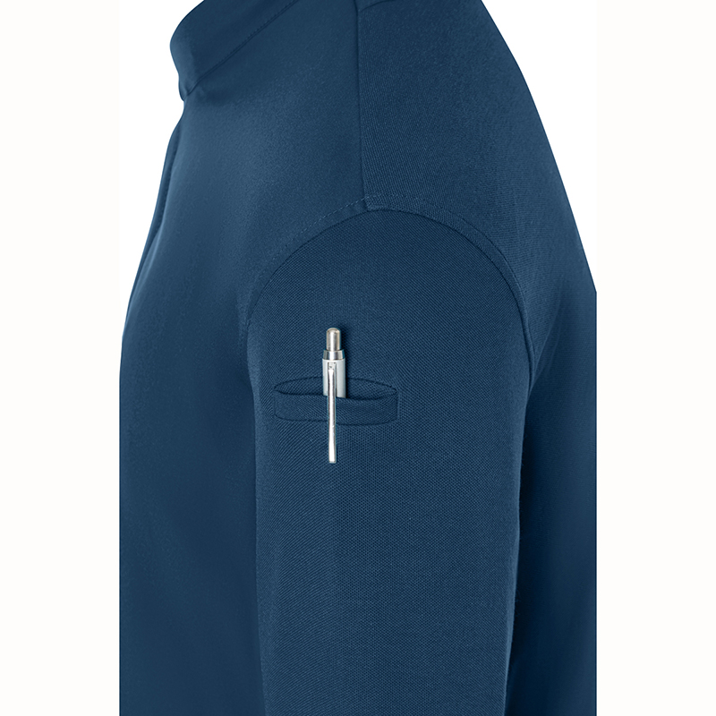 Chaqueta chef diamond manga larga azul acero