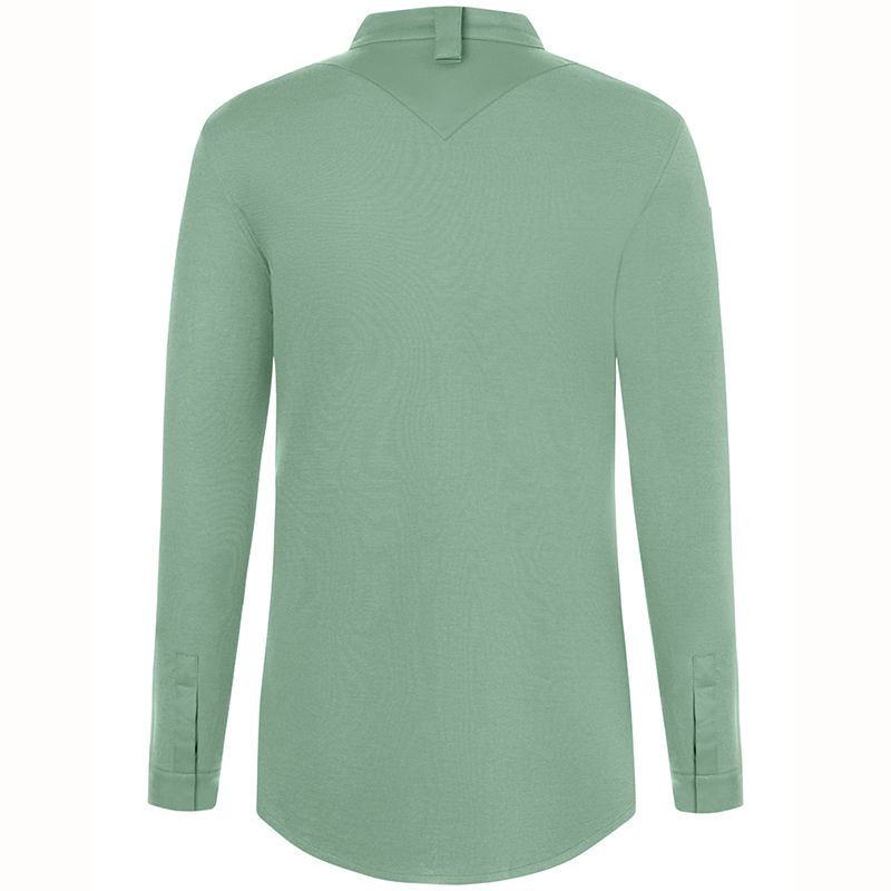 Chaqueta chef diamond manga larga Verde pastel