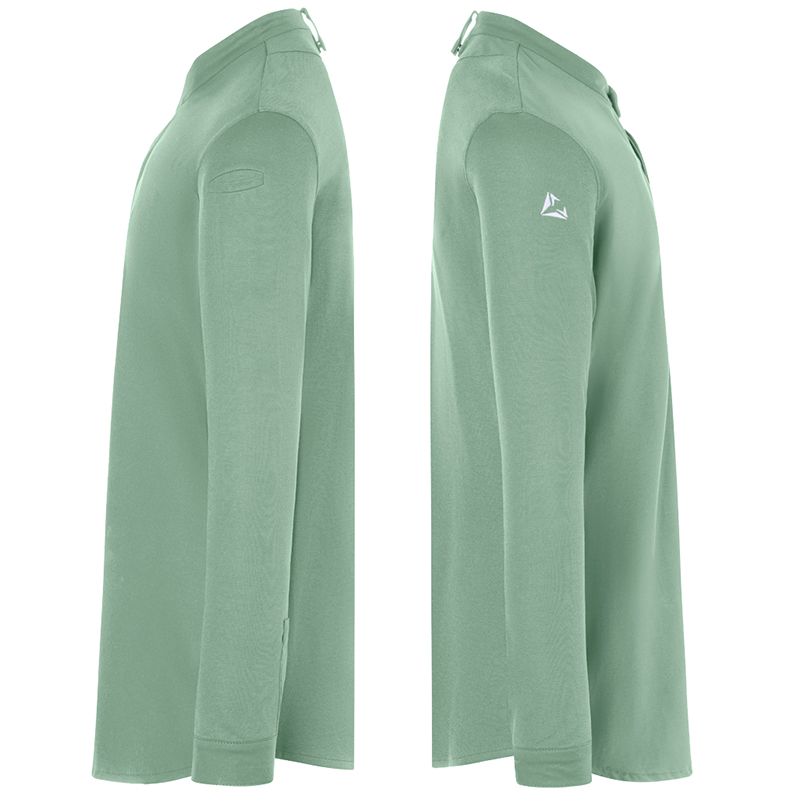 Chaqueta chef diamond manga larga Verde pastel