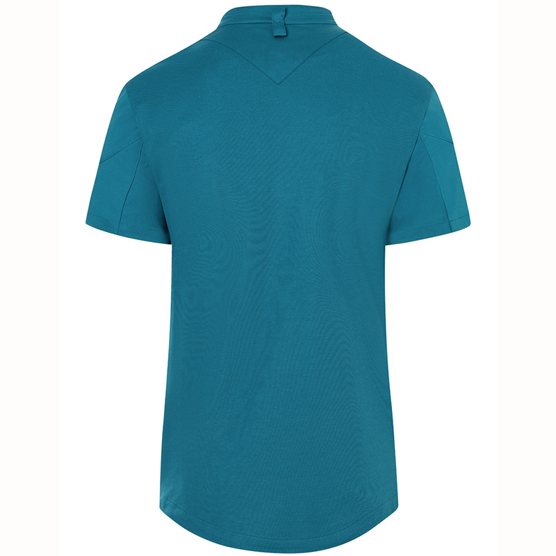 Chaqueta de chef diamond azul petroleo