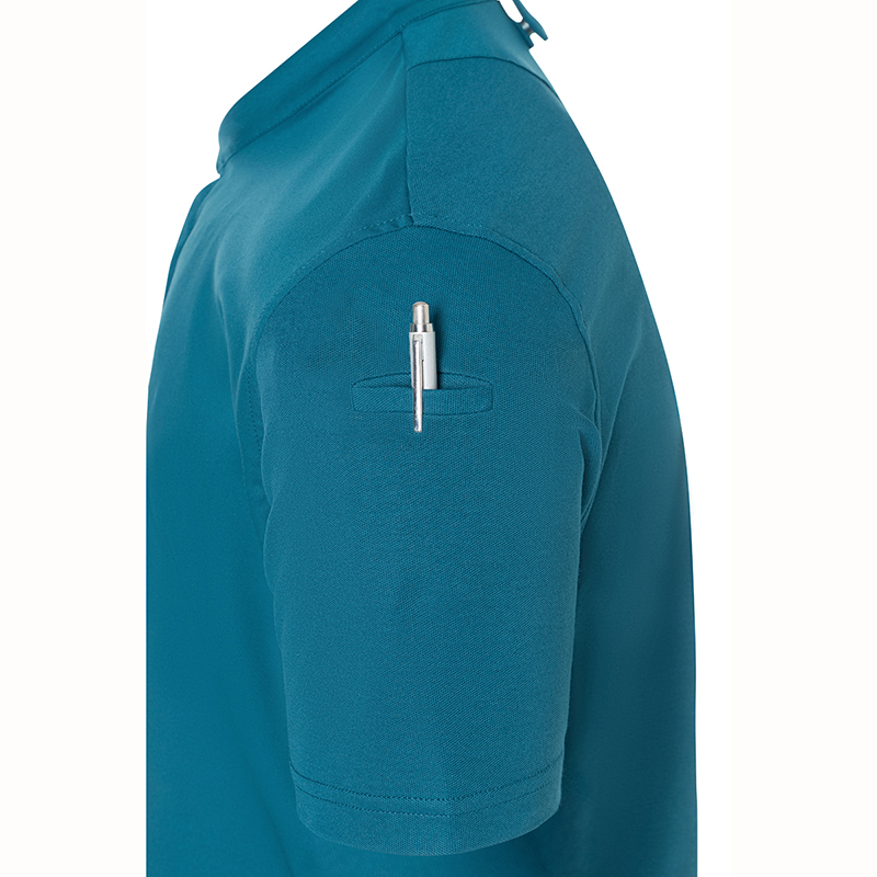 Chaqueta de chef diamond azul petroleo