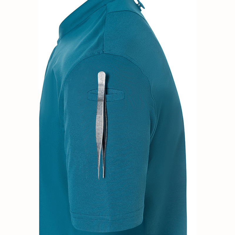 Chaqueta de chef diamond azul petroleo