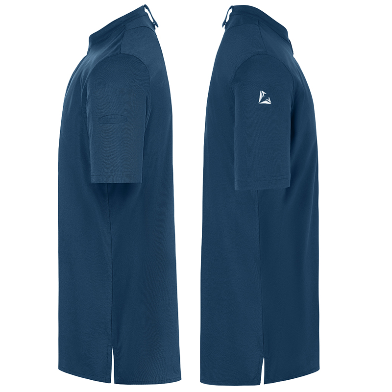 Chaqueta de chef diamond Azul acero
