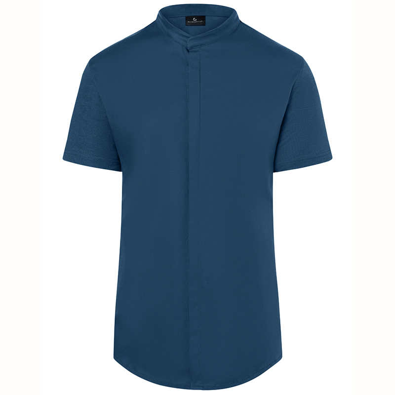 Chaqueta de chef diamond Azul acero