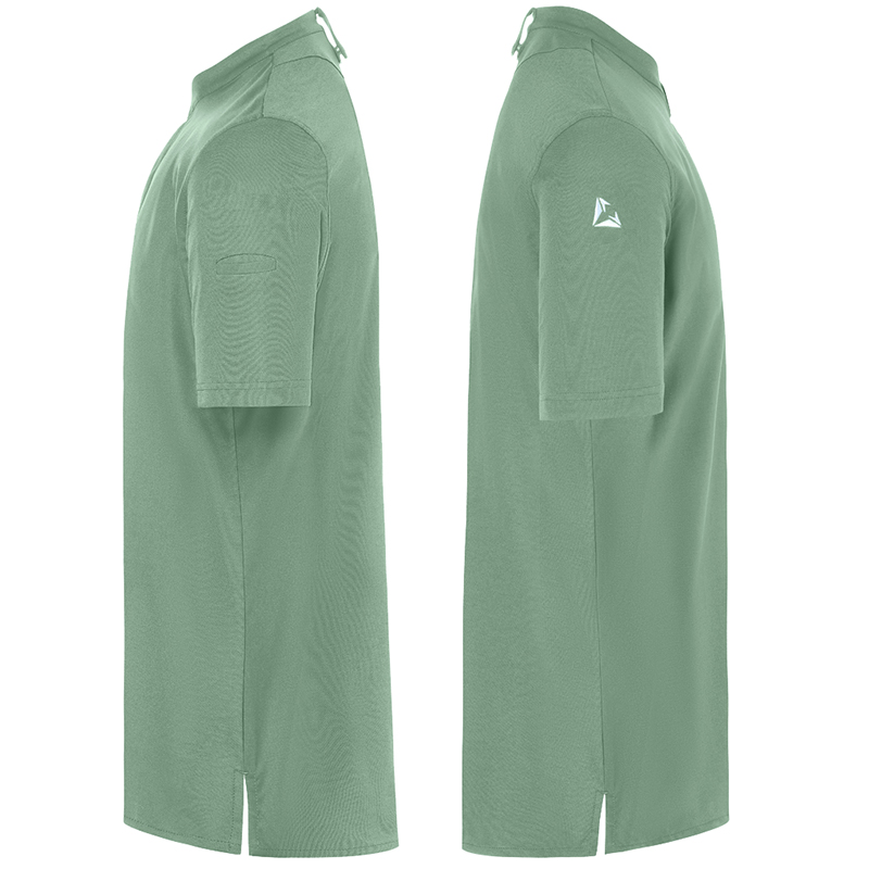 Chaqueta de chef diamond Verde pastel
