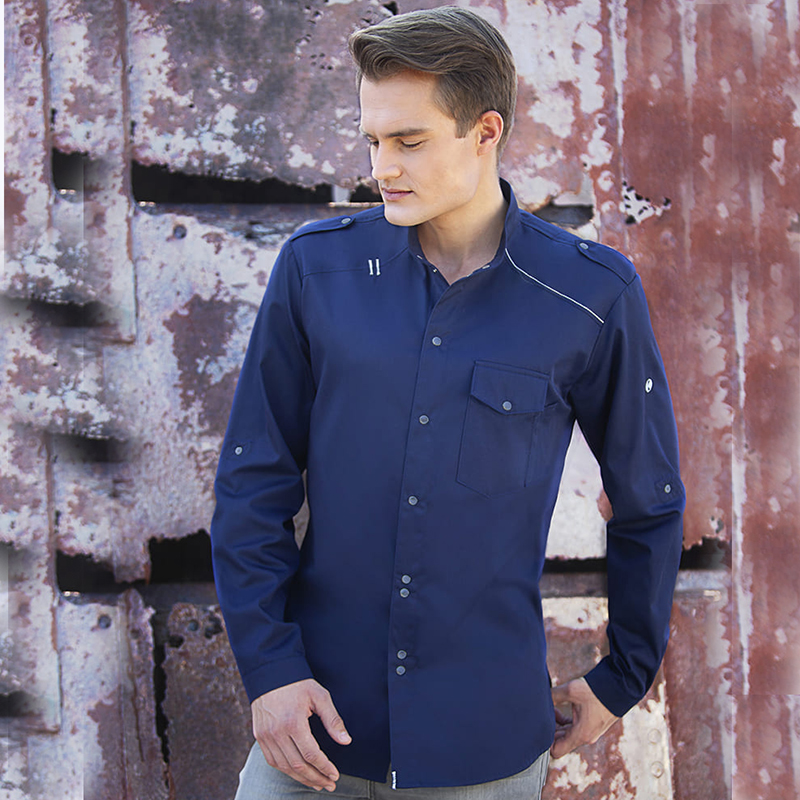 Camisa de chef única y elegante