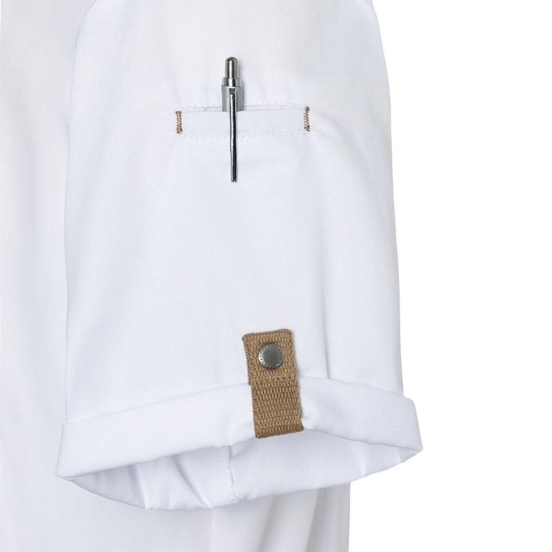 Chaqueta de chef ecológica, certificada.