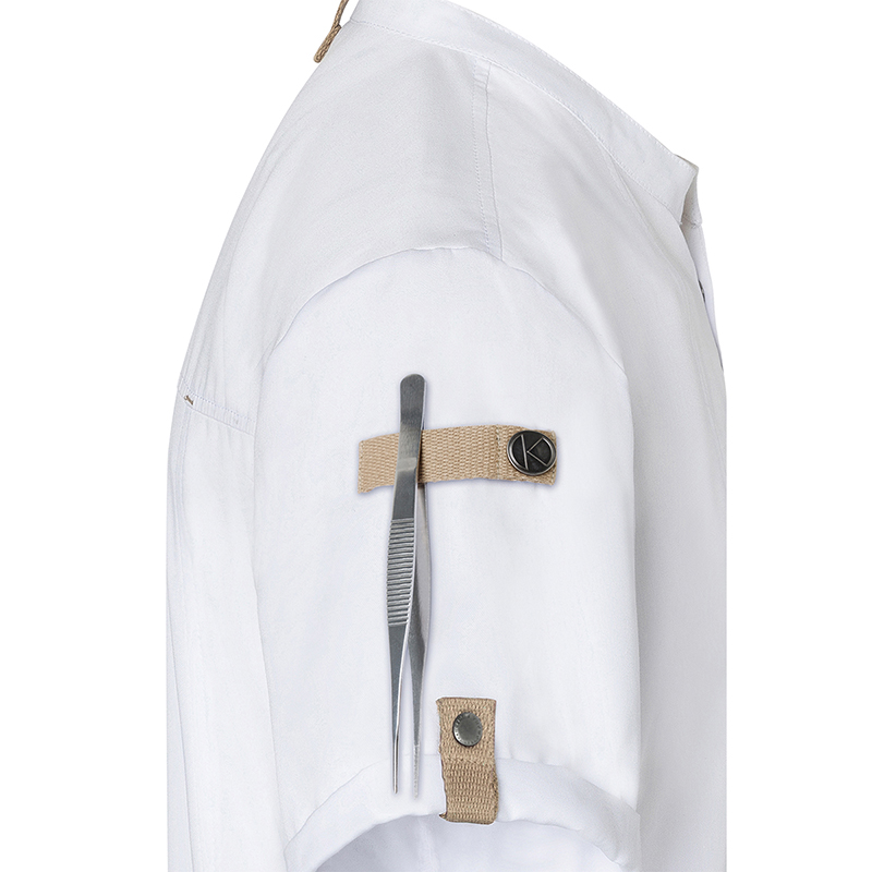 Chaqueta de chef ecológica, certificada.