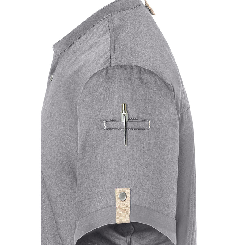 Chaqueta de chef ecológica, certificada.