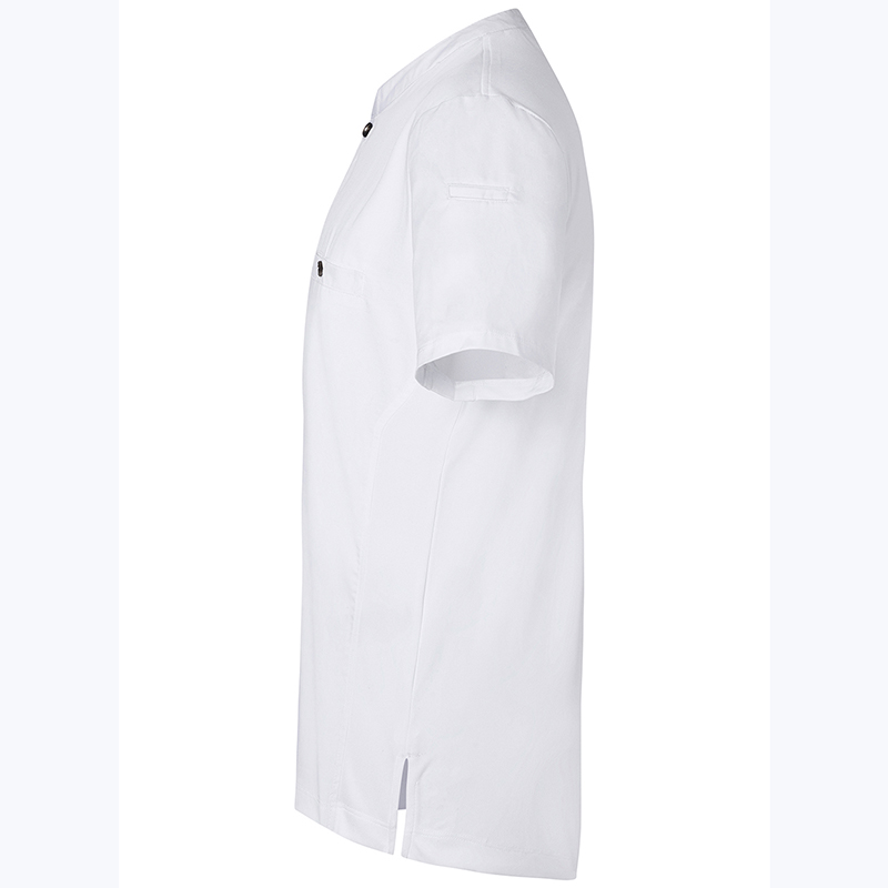 Moderna camiseta de cocinero blanca