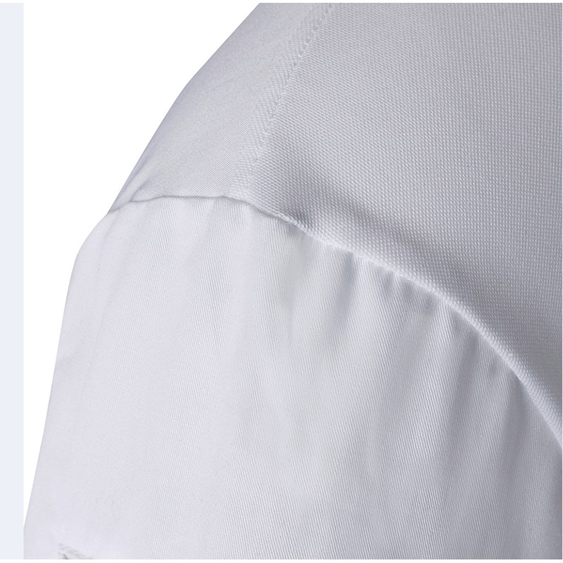 Moderna camiseta de cocinero blanca
