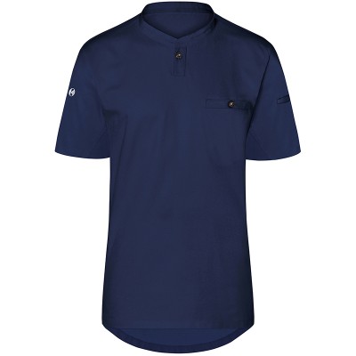 Moderna camiseta de cocinero navy