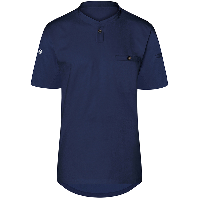 Moderna camiseta de cocinero navy