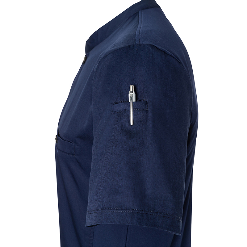 Moderna camiseta de cocinero navy
