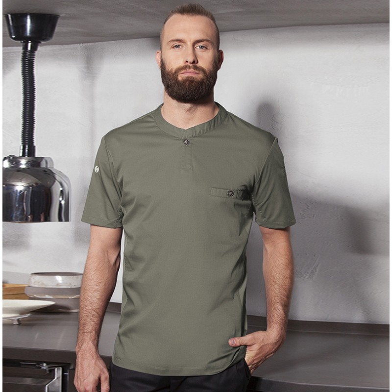 Moderna camiseta de cocinero sage