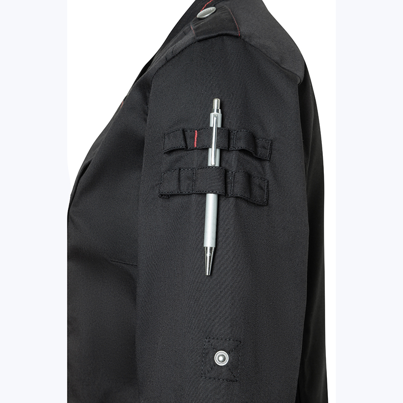 Chaqueta de cocinera Rock chef manga larga