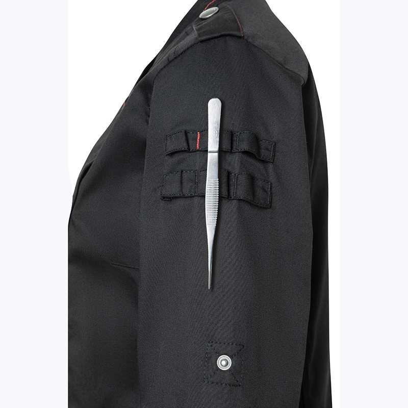 Chaqueta de cocinera Rock chef manga larga