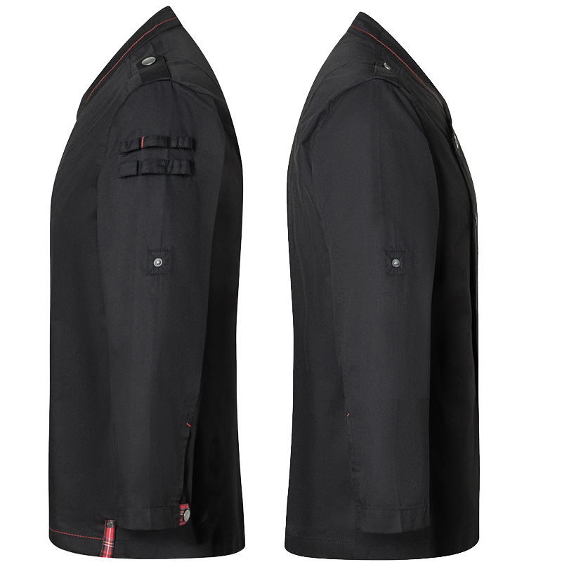 Chaqueta  Rock chef manga larga negra