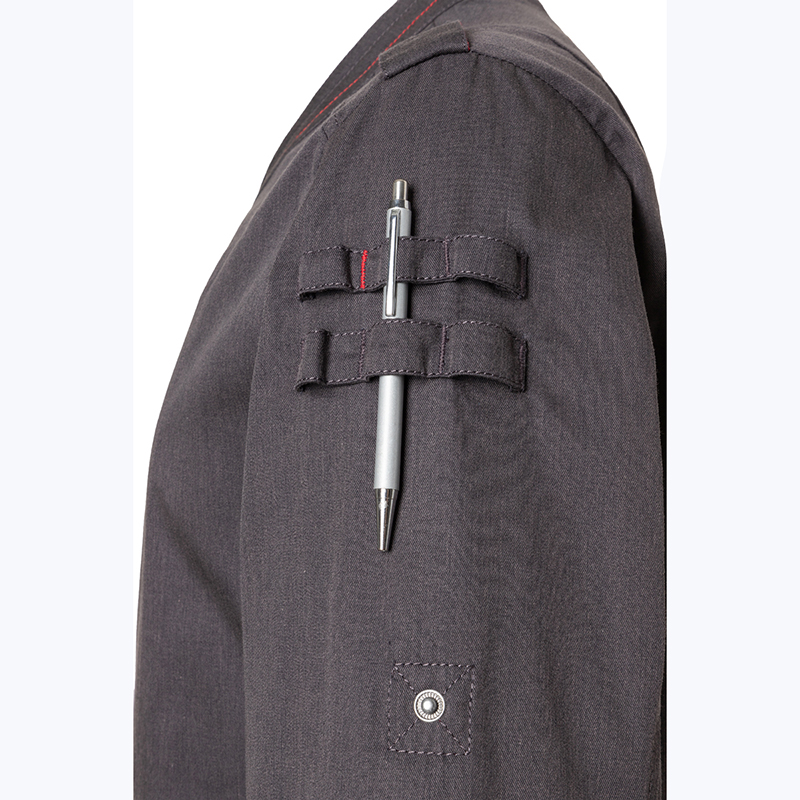 Chaqueta de Rock chef manga larga negra