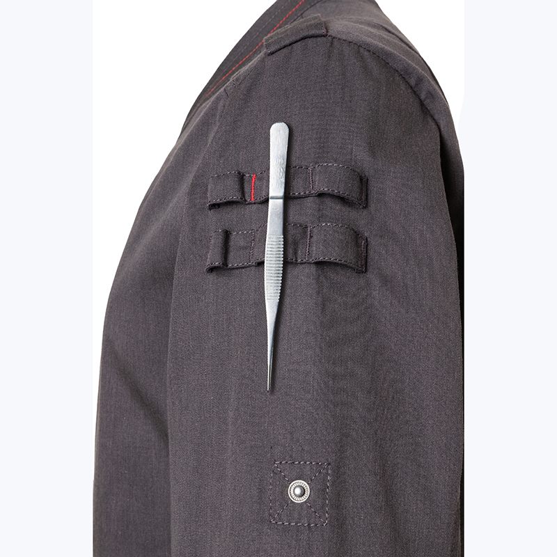 Chaqueta de Rock chef manga larga negra