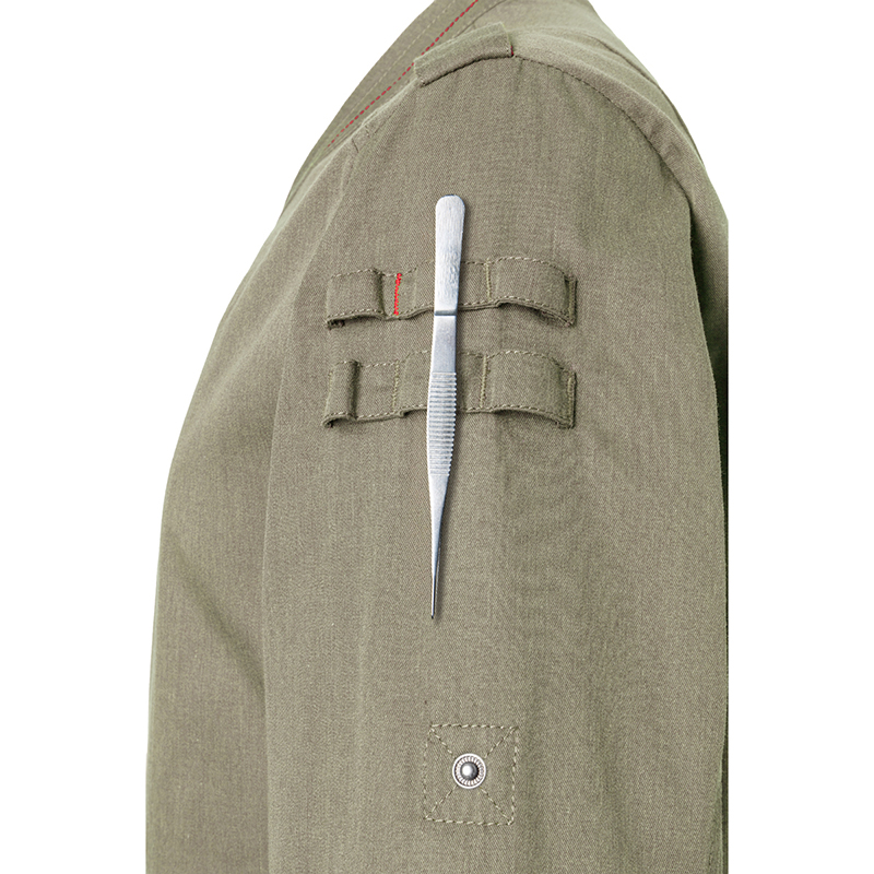 Chaqueta de Rock chef manga larga verde vintage