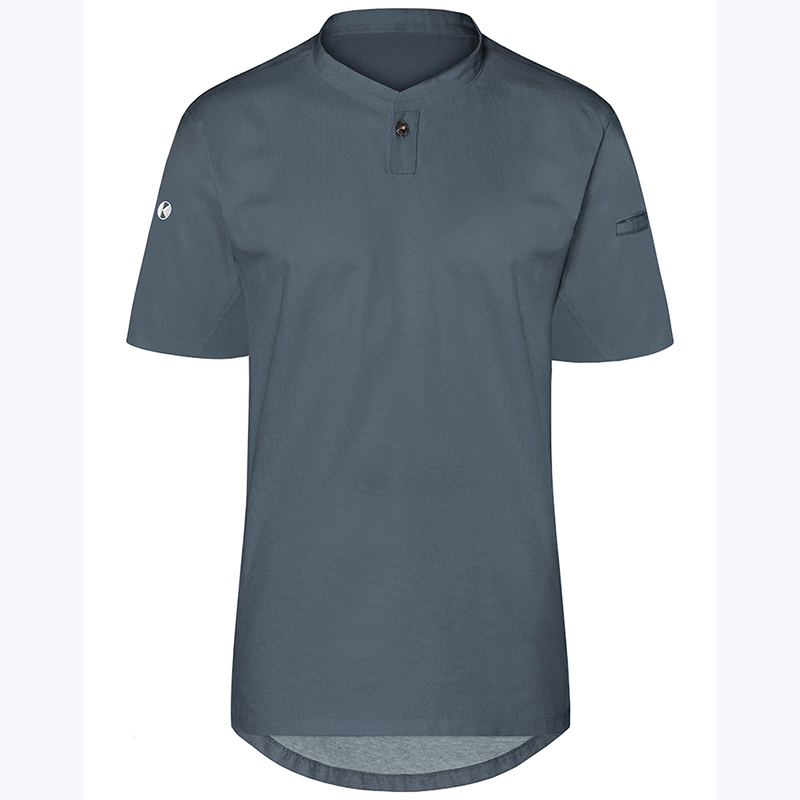 Moderna camiseta de cocinera antracita
