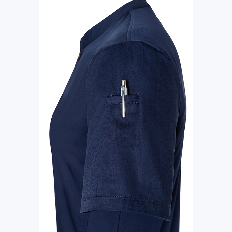 Moderna camiseta de cocinera navy