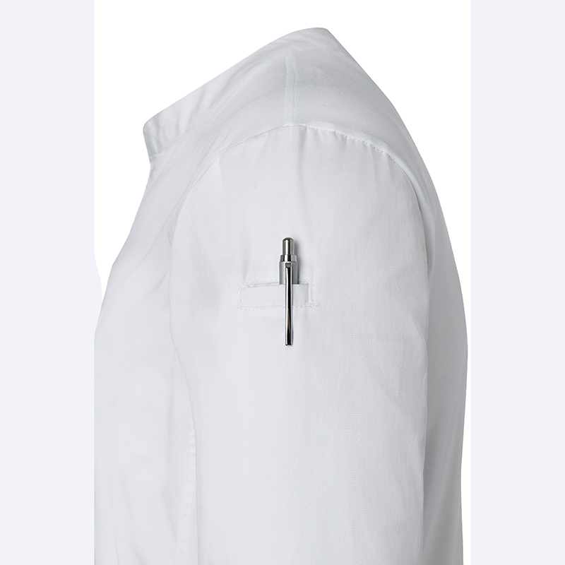 Moderna camiseta de cocinera blanco M/L