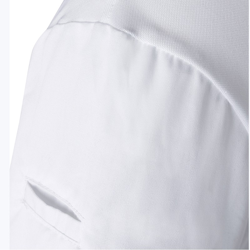 Moderna camiseta de cocinera blanco M/L
