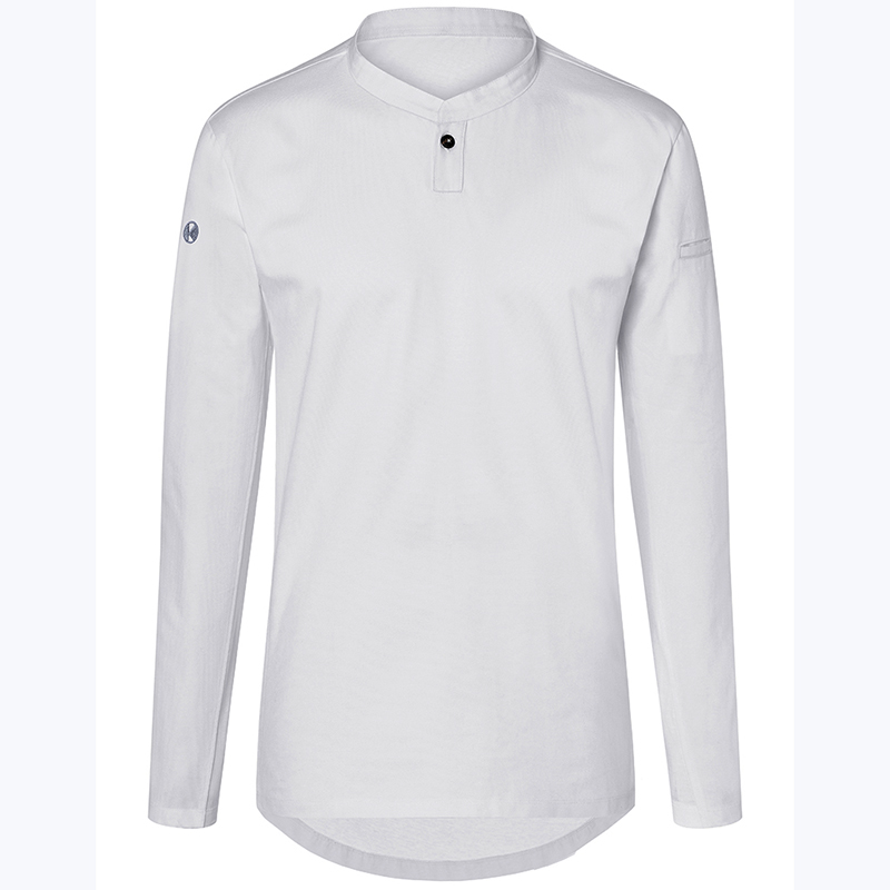 Moderna camiseta de cocinera blanco M/L