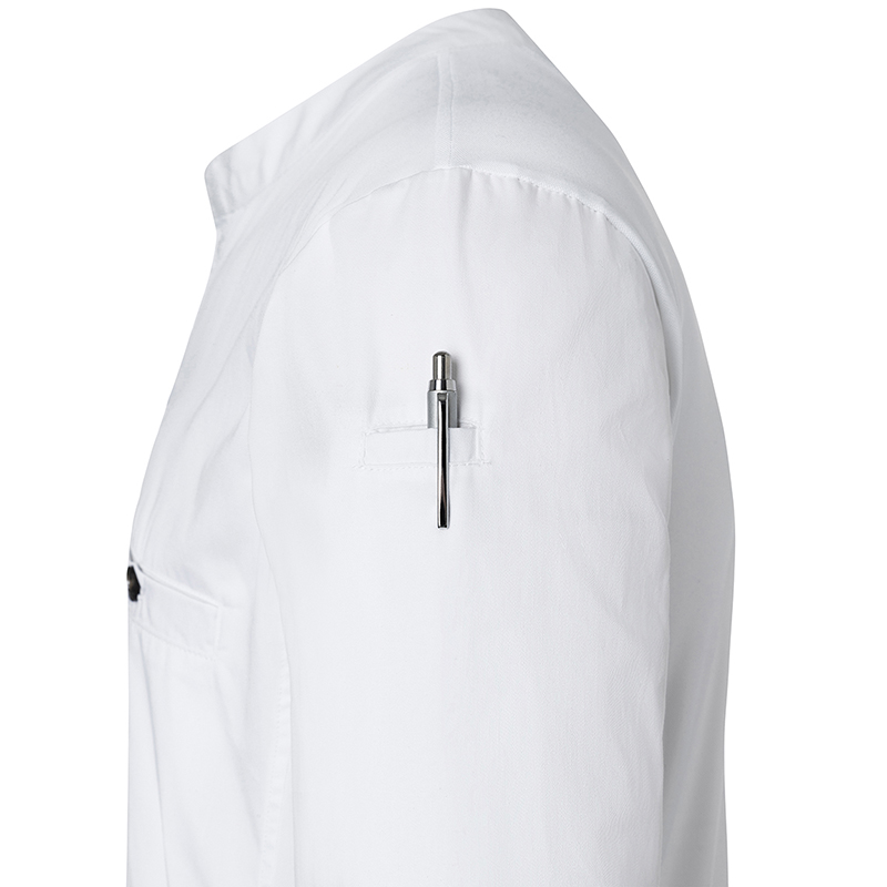 Moderna camiseta de cocinero blanco M/L