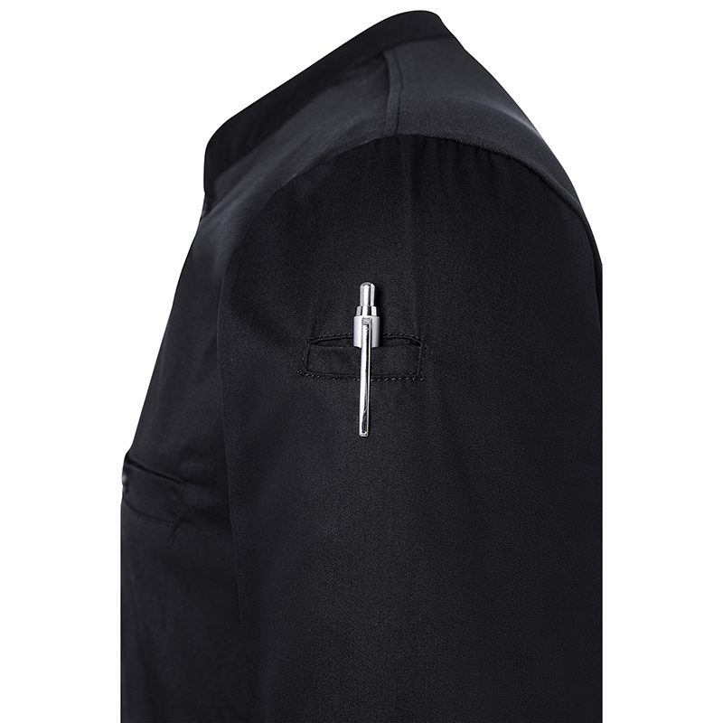 Moderna camiseta de cocinero negro M/L