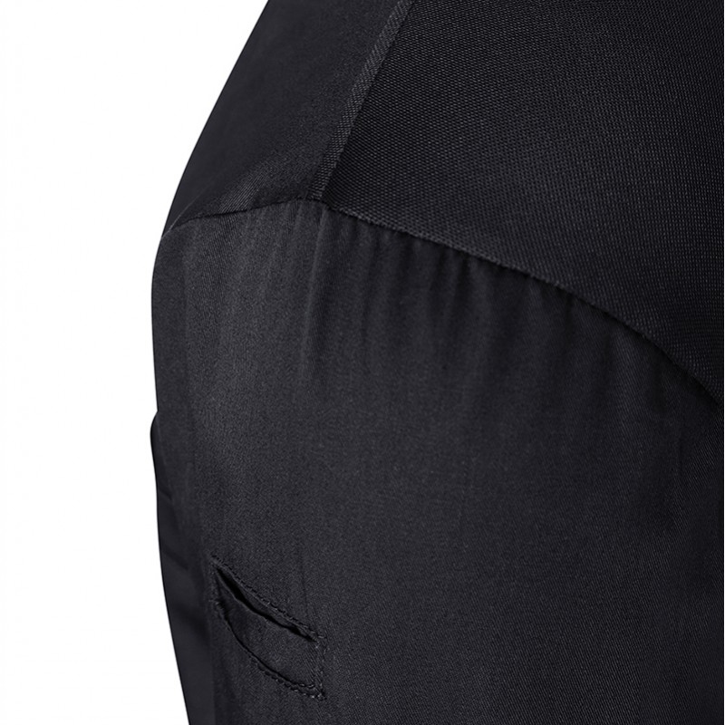 Moderna camiseta de cocinero negro M/L