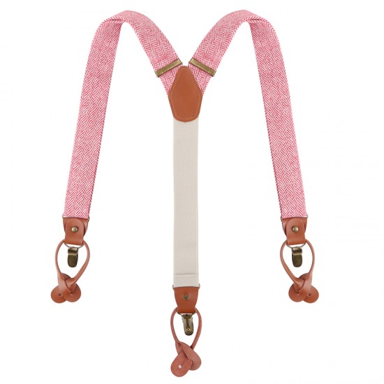 Elegantes tirantes urbanos con diseño de espiga