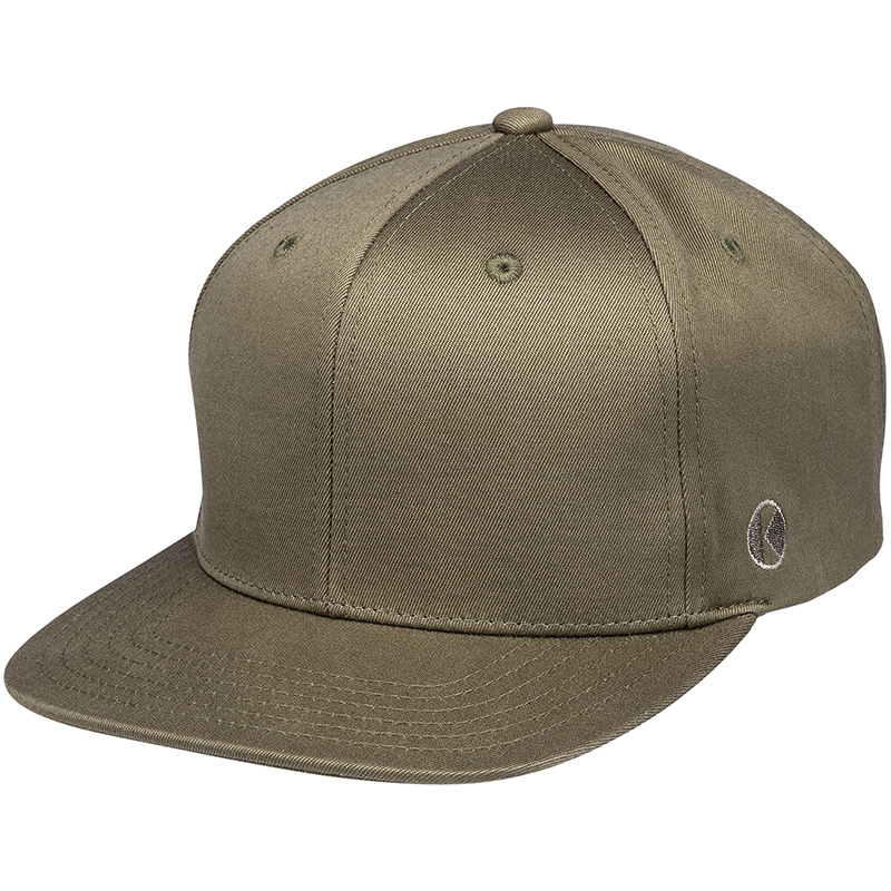 Elegante gorra de 6 paneles con visera plana