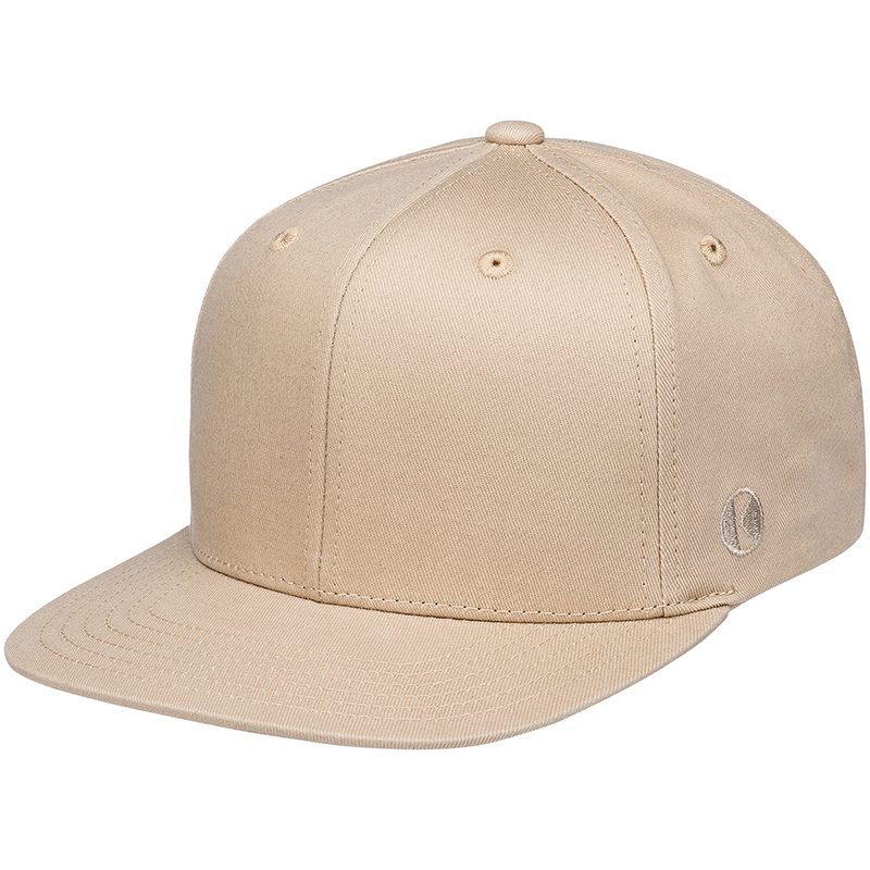 Elegante gorra de 6 paneles con visera plana