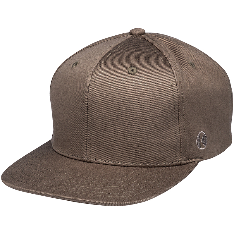 Elegante gorra de 6 paneles con visera plana