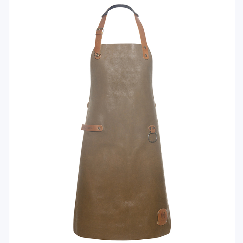 Delantal 100% Piel natural, caramelo
