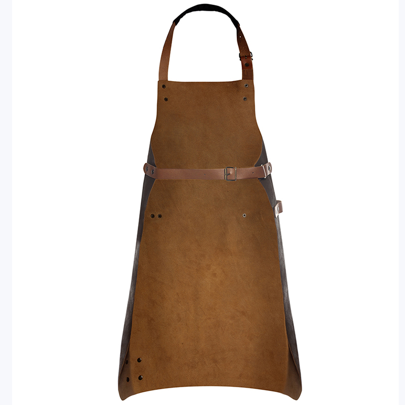 Delantal 100% Piel natural, caramelo