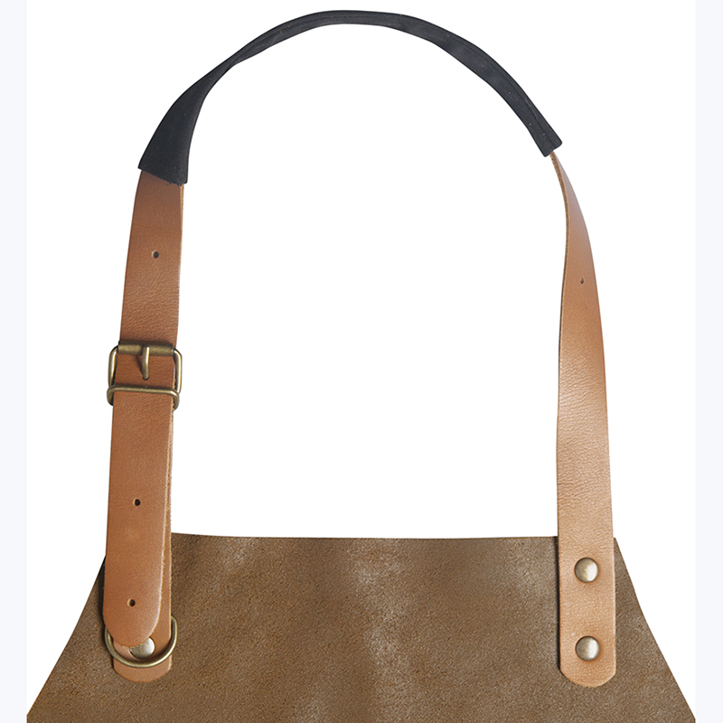 Delantal 100% Piel natural, caramelo