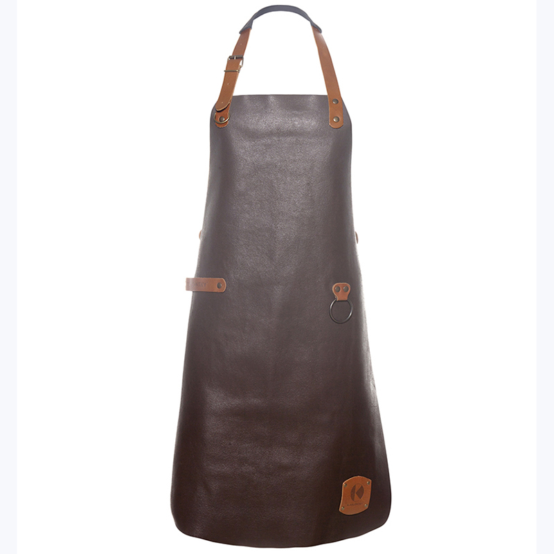 Delantal 100% Piel natural, moka