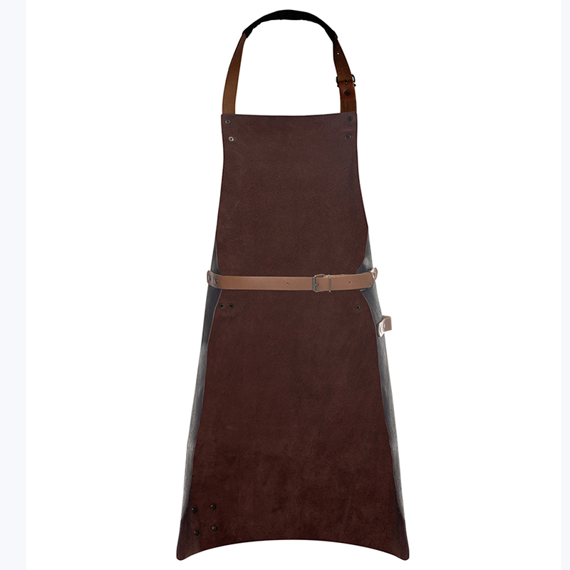 Delantal 100% Piel natural, moka