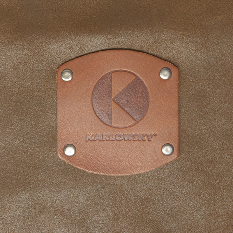 Delantal 100% Piel natural, caramelo