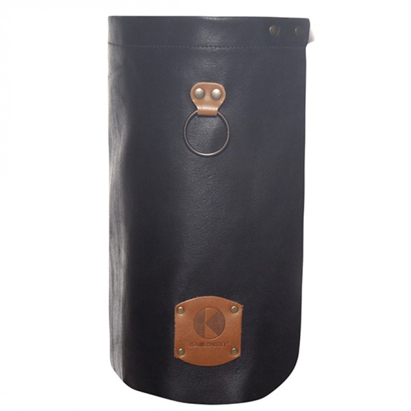 Delantal 100% Piel natural, negro