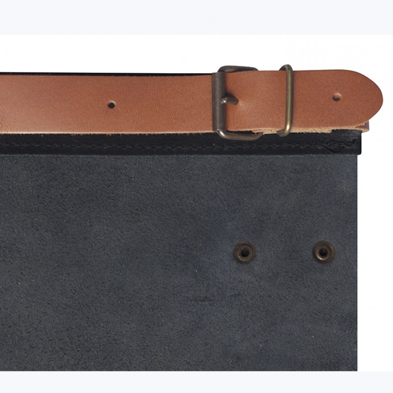 Delantal 100% Piel natural, negro
