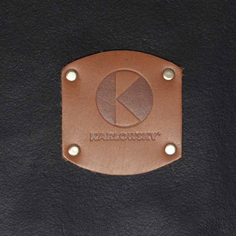 Delantal 100% Piel natural, negro