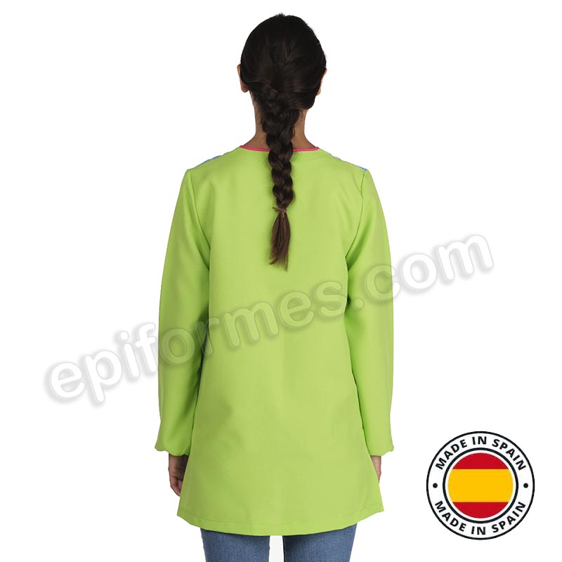 Bata de maestra estampada lápices