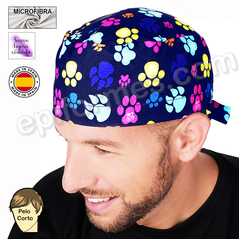 Gorro cirujano huellas